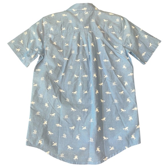 The Children’s Place boys western short sleeve button down shirt - Picture 3 of 3
